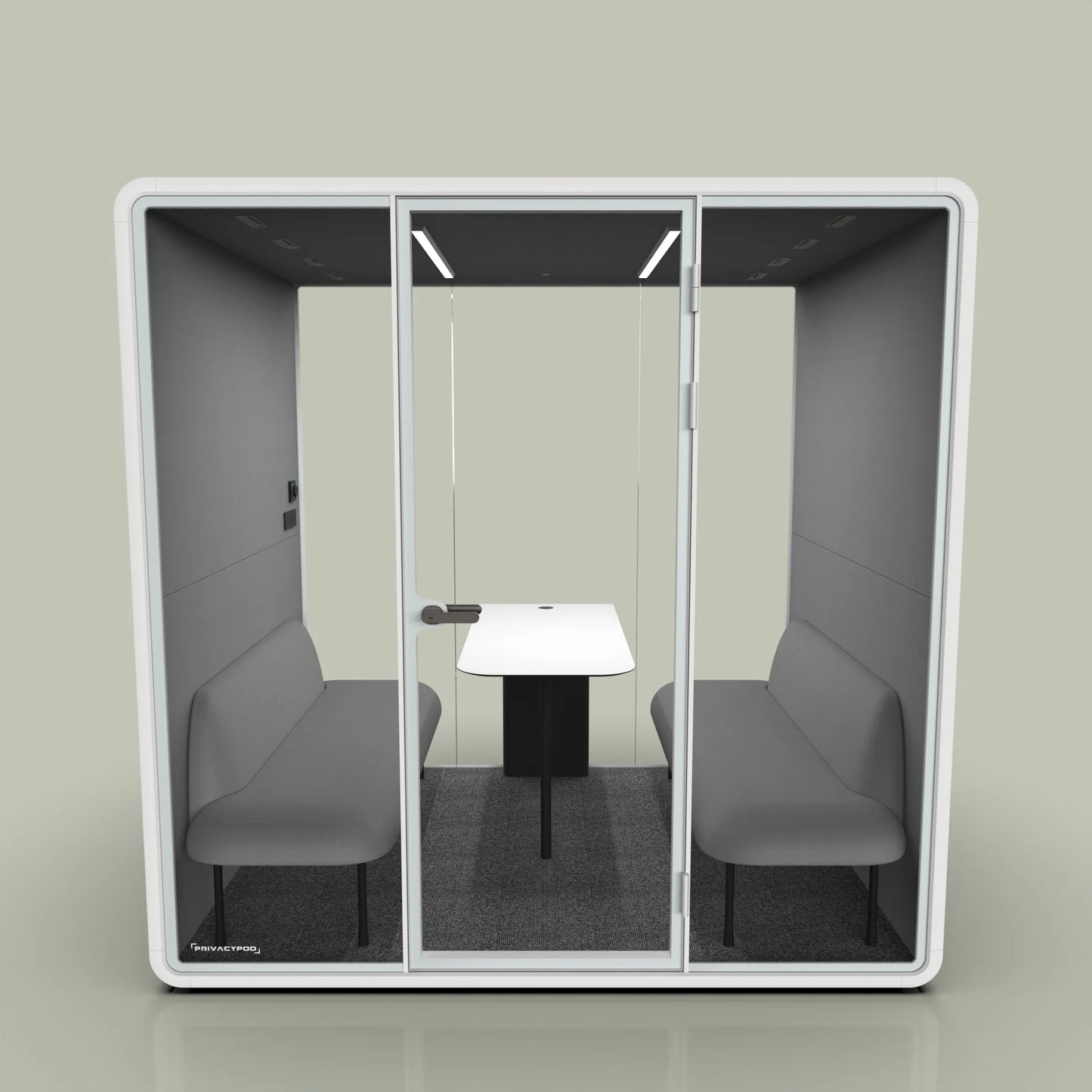Soundproof meeting pod