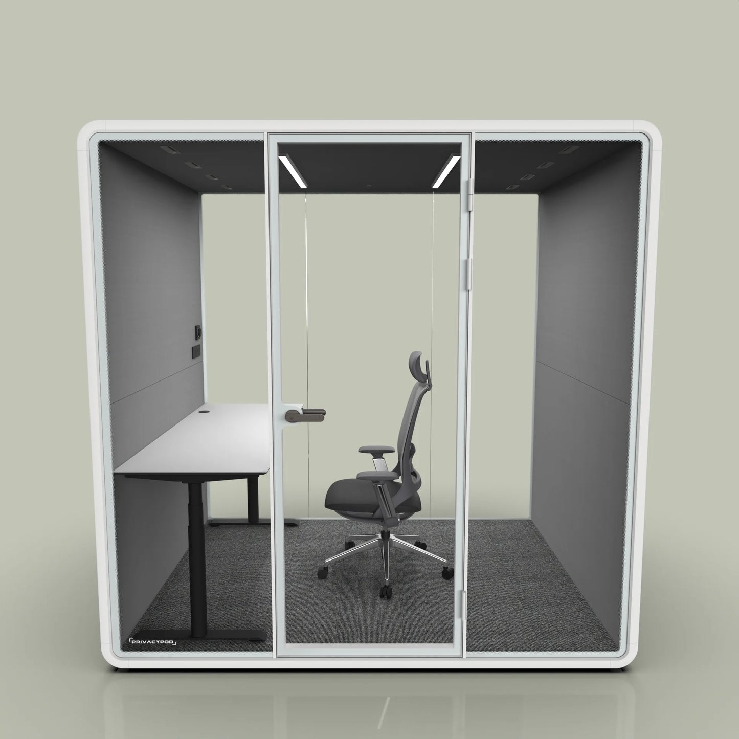 Soundproof meeting pod