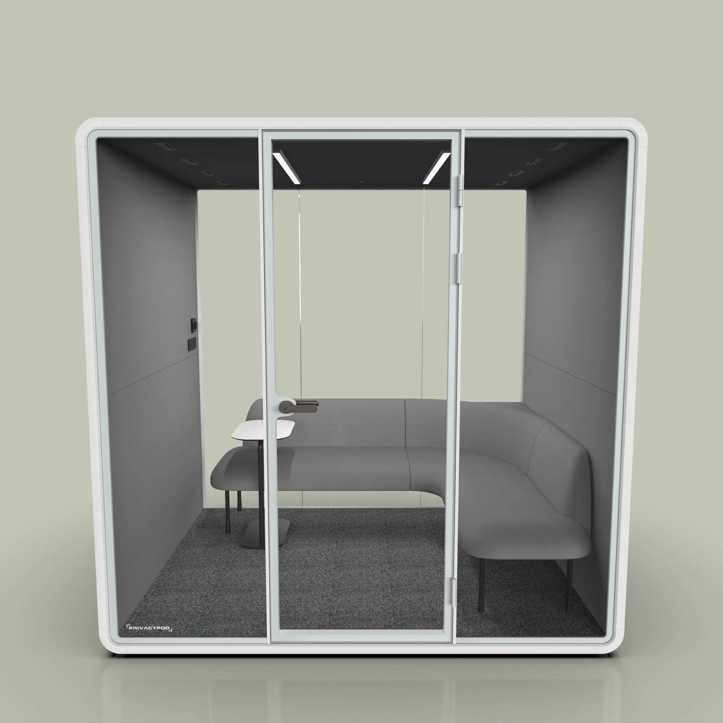 Soundproof meeting pod