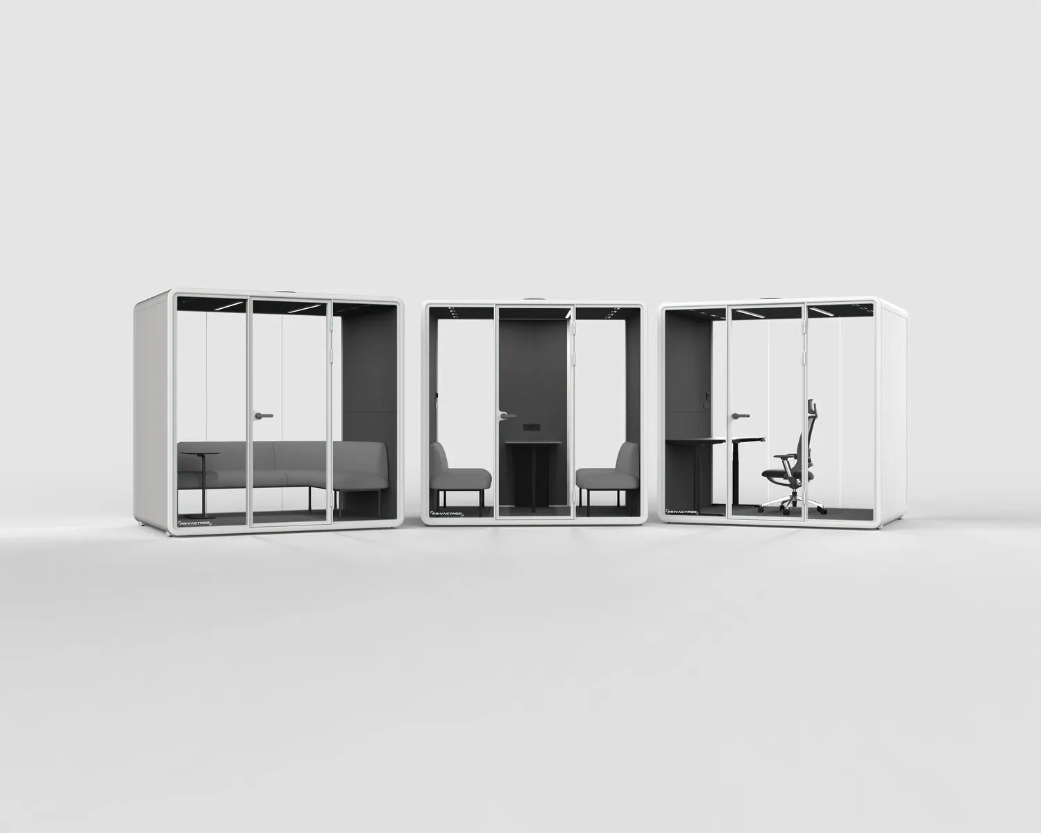 One footprint, two rooms.
