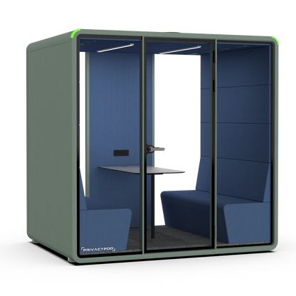 L Pod Plus, Green exterior with Cobalt interior