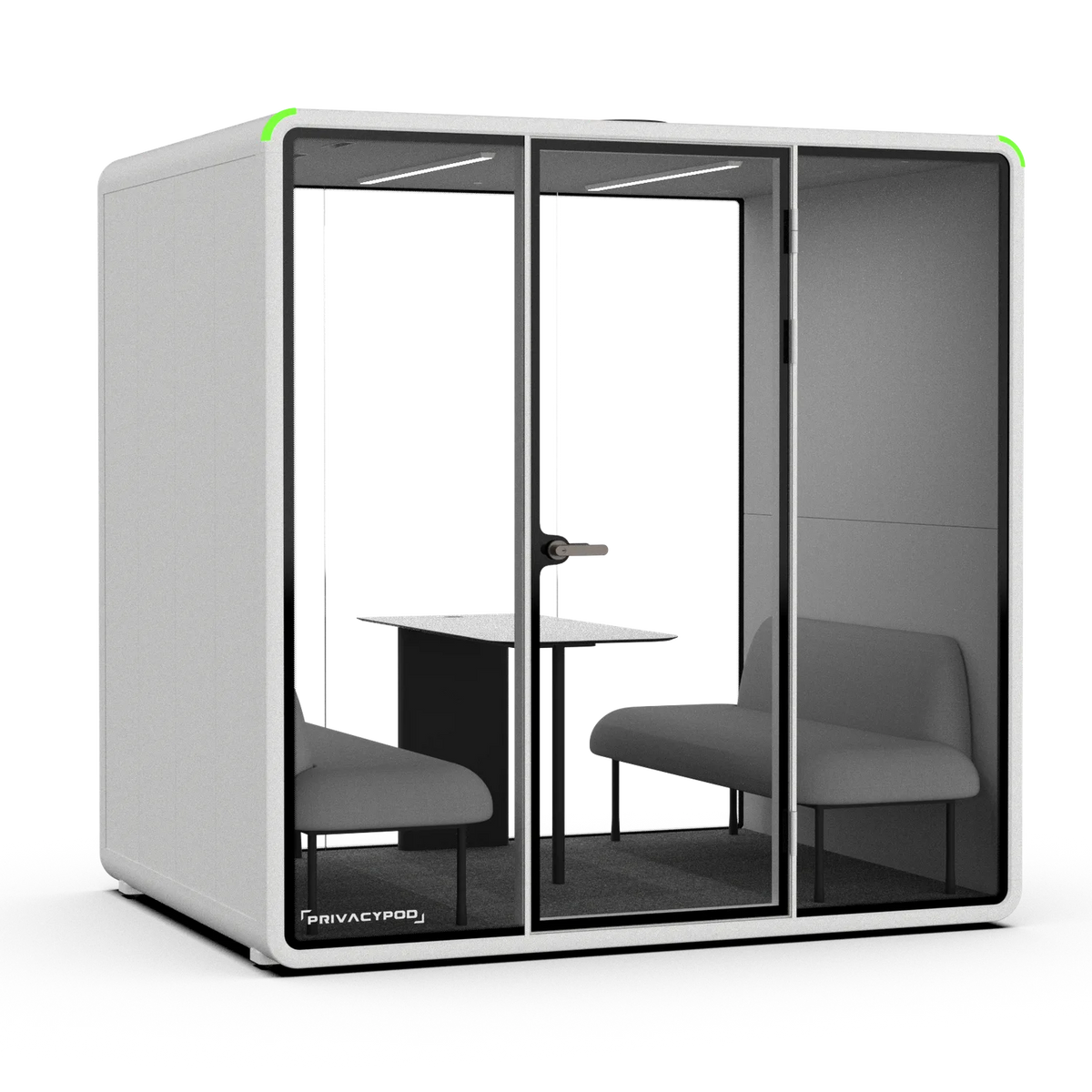 L Pod, White exterior with Ash interior