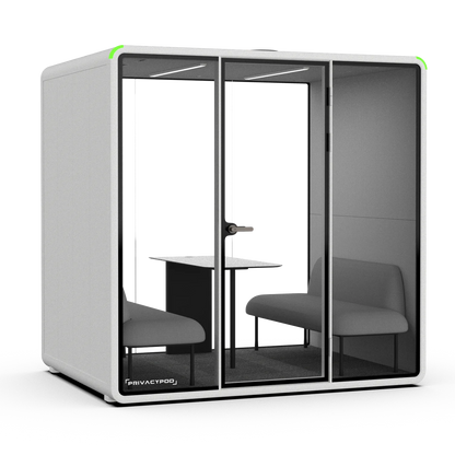 L Pod, White exterior with Ash interior