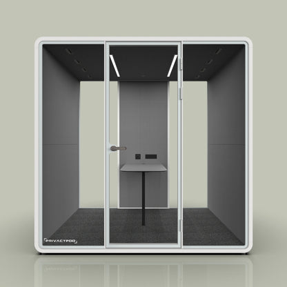 Partial Fabric Back Wall