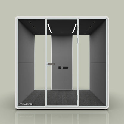 Partial Fabric Back Wall