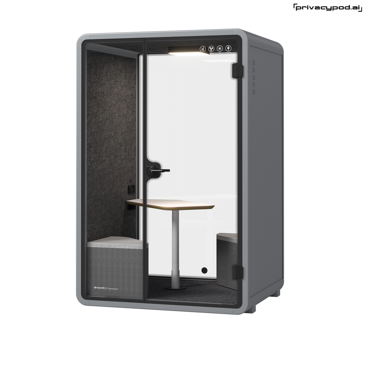 Parallel Pod 2 Person Pod | Modular Soundproof Office Pod | PrivacyPod