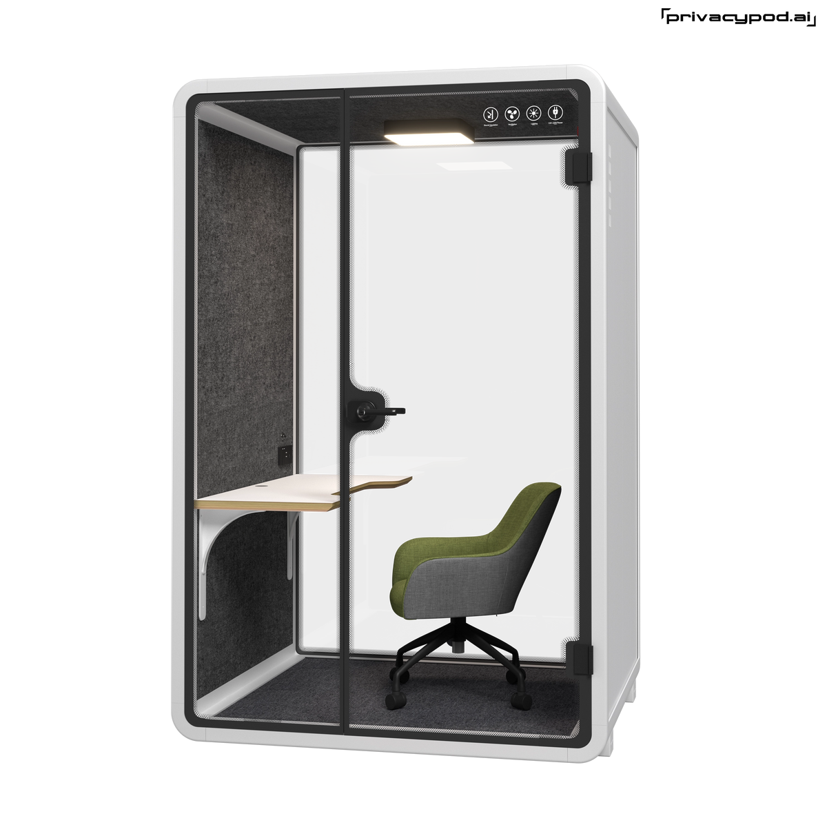 3desk Pod 2 Person Pod | Modular Soundproof Office Pod | PrivacyPod