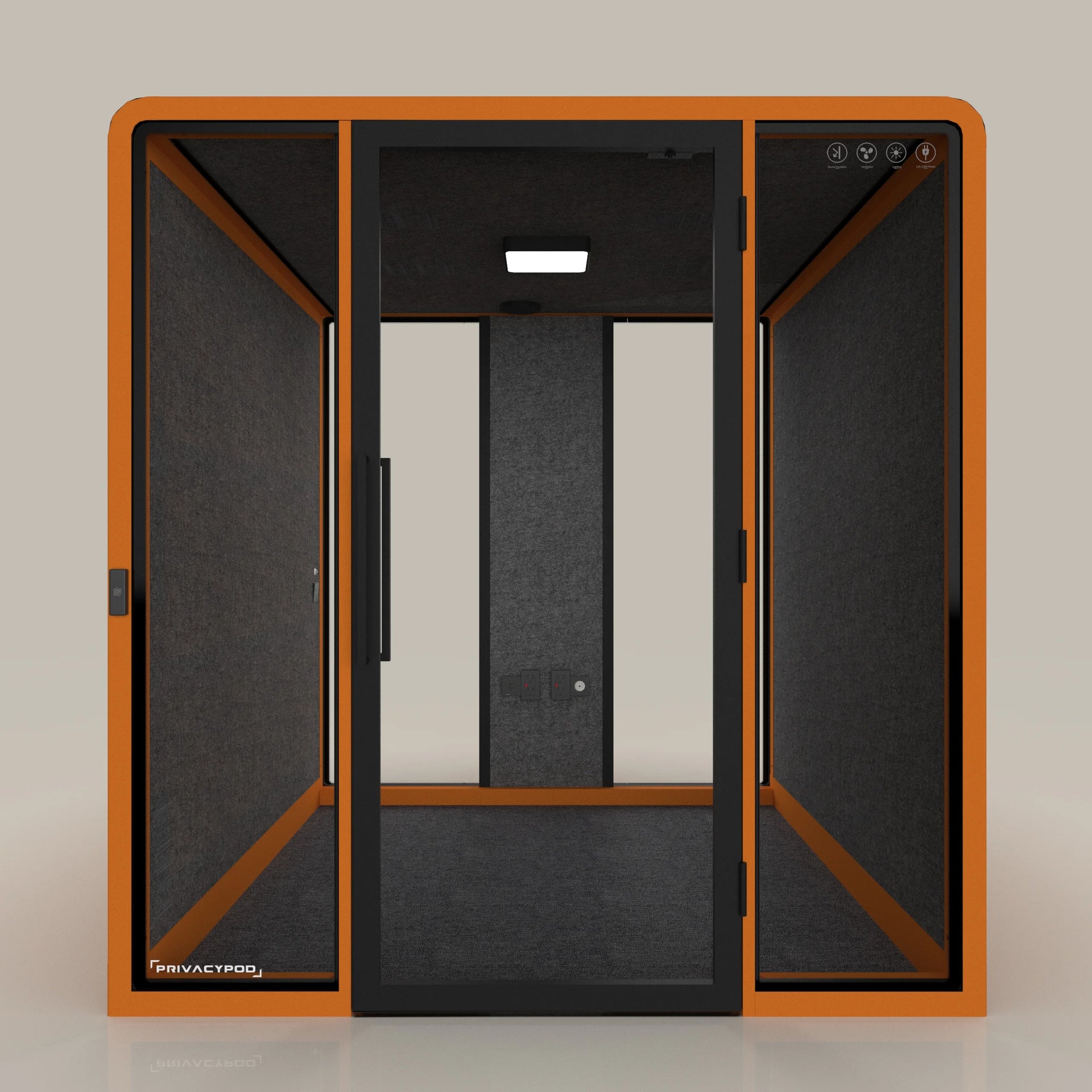 PrivacyPod-ADA-XL-Pod-Orange-