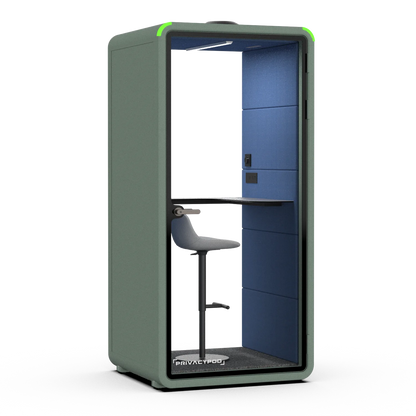 S Pod Plus, Green exterior with Cobalt interior