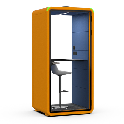 S Pod Plus, Orange exterior with Cobalt interior