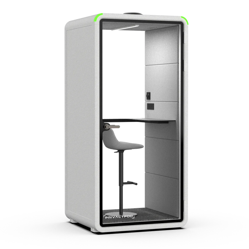 1-Person Acoustic Office Pod – Arc S | PrivacyPod