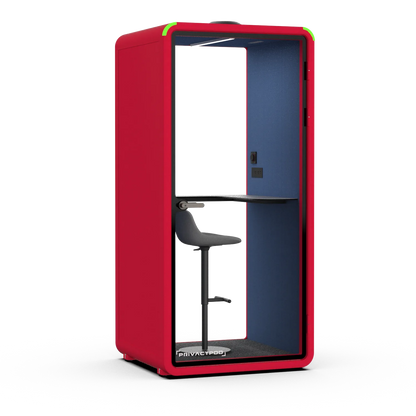 S Pod, Red exterior with Cobalt interior