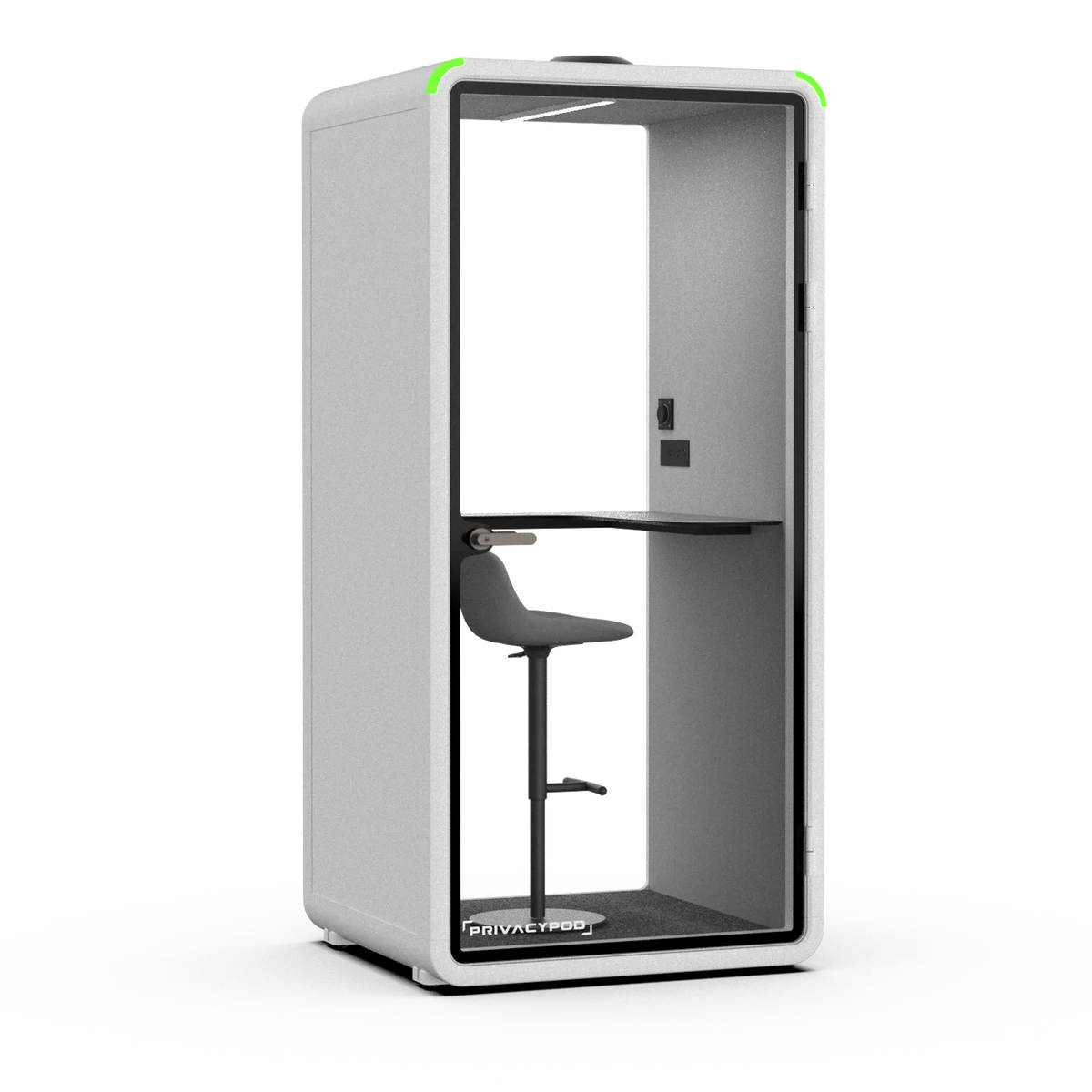 S Pod, White exterior with Ash interior