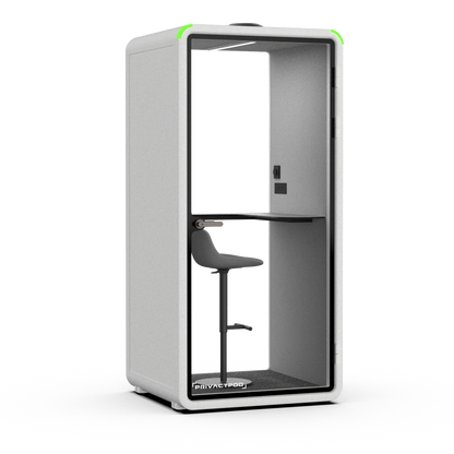 S Pod, White exterior with Ash interior