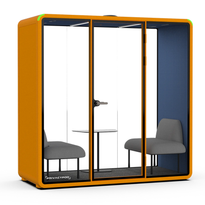 SL Pod, Orange exterior with Cobalt interior