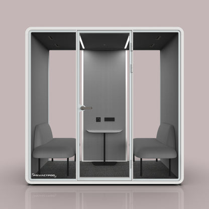 Partial Fabric Back Wall