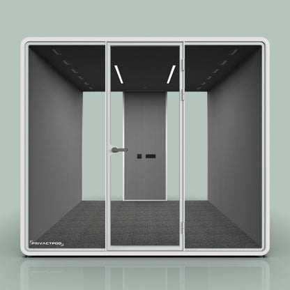 Partial Fabric Back Wall