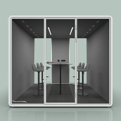 Partial Fabric Back Wall