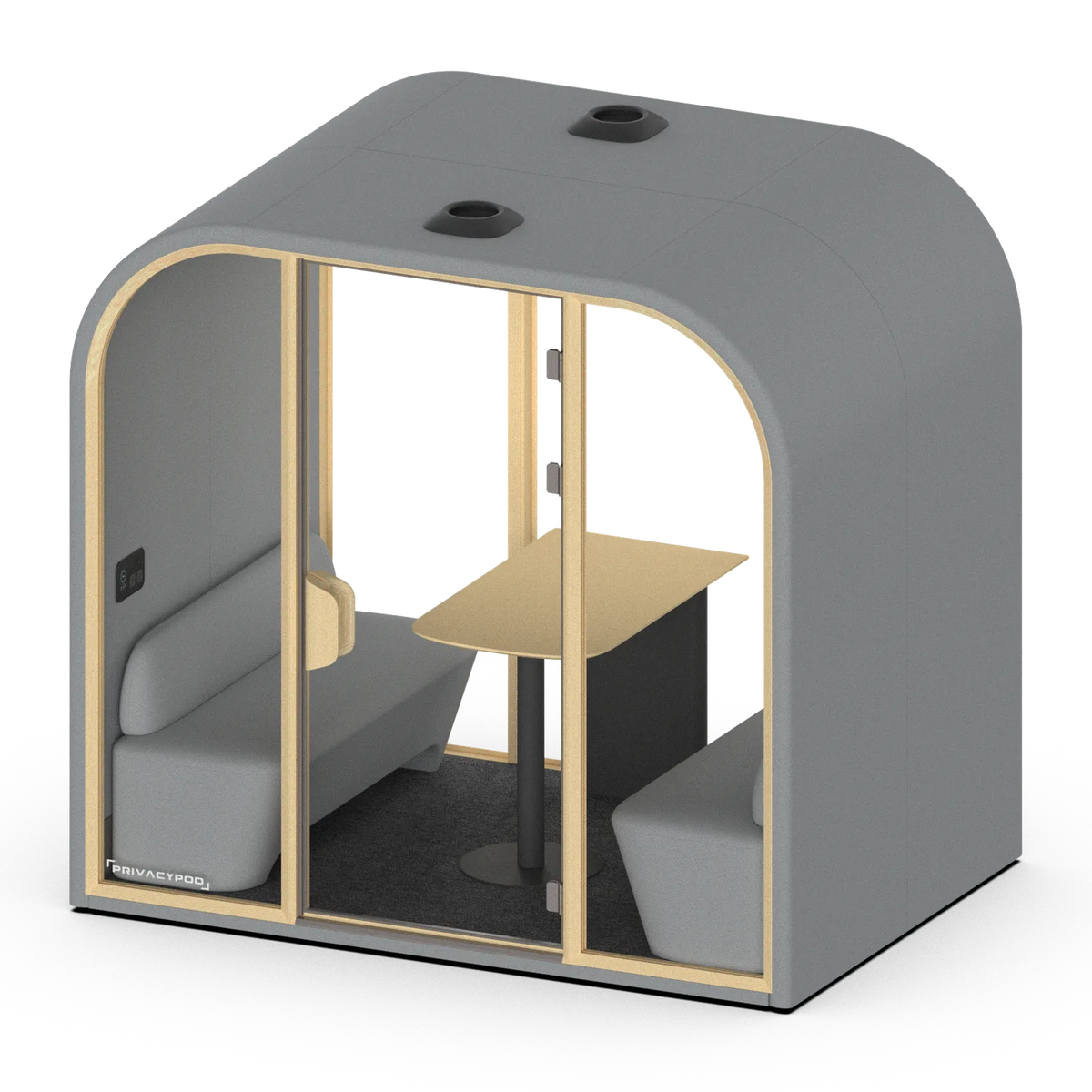 PrivacyPod Arc L Pod orthographic view