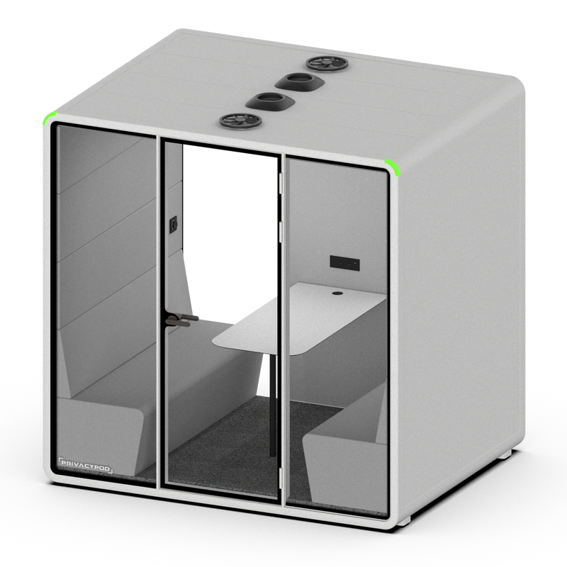 PrivacyPod L Pod Plus orthographic view