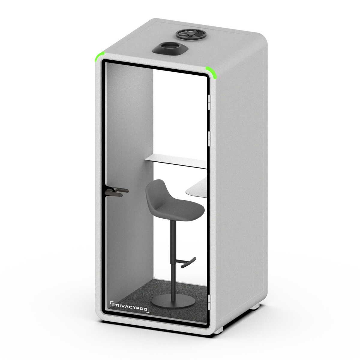 PrivacyPod S Pod orthographic view