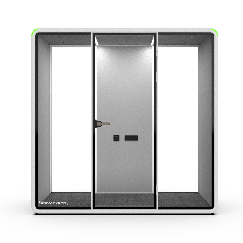 PrivacyPod SL Pod with partial solid back wall