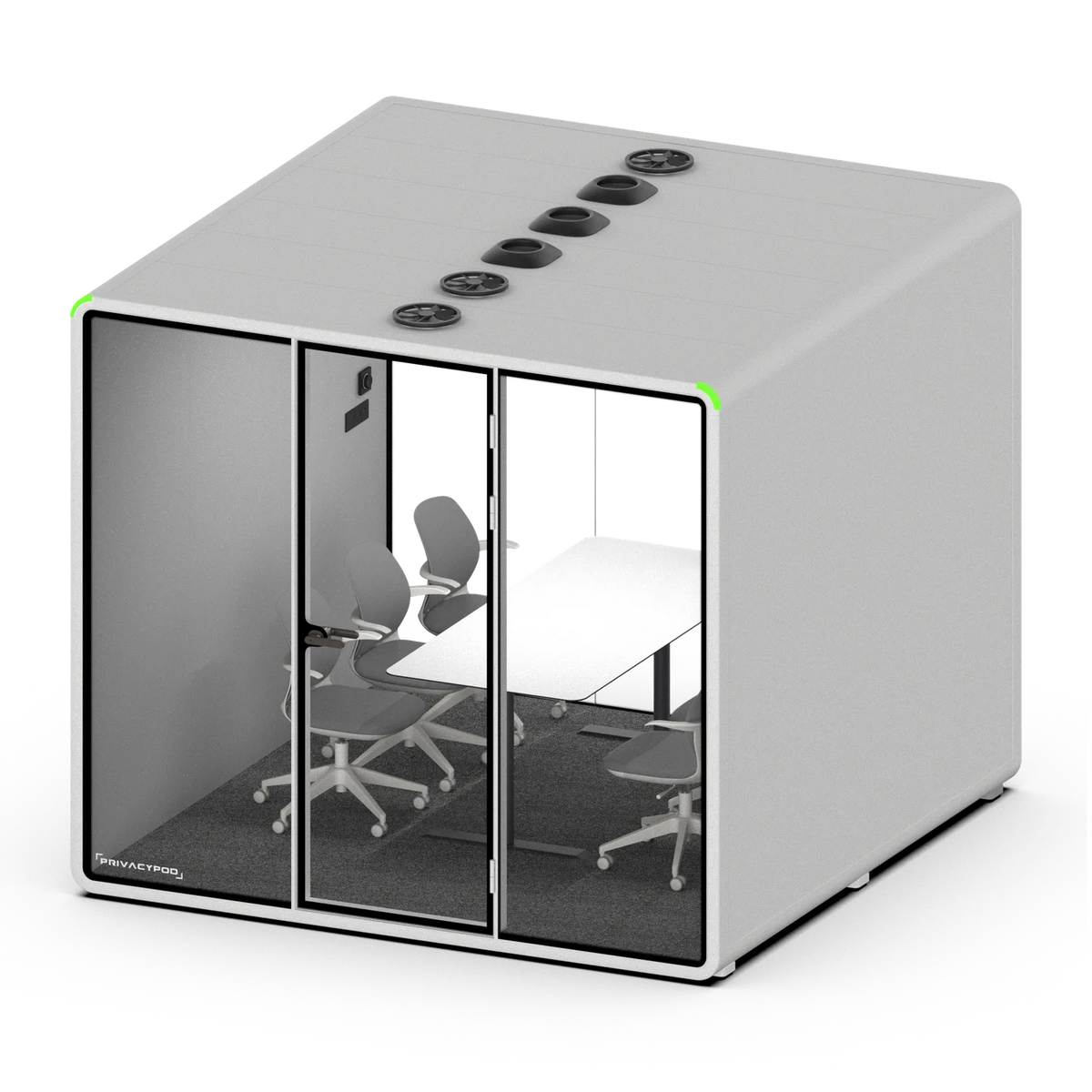 PrivacyPod XL Pod orthographic view