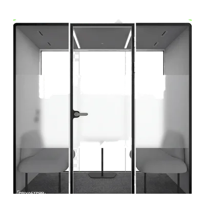 Partial length frosted film