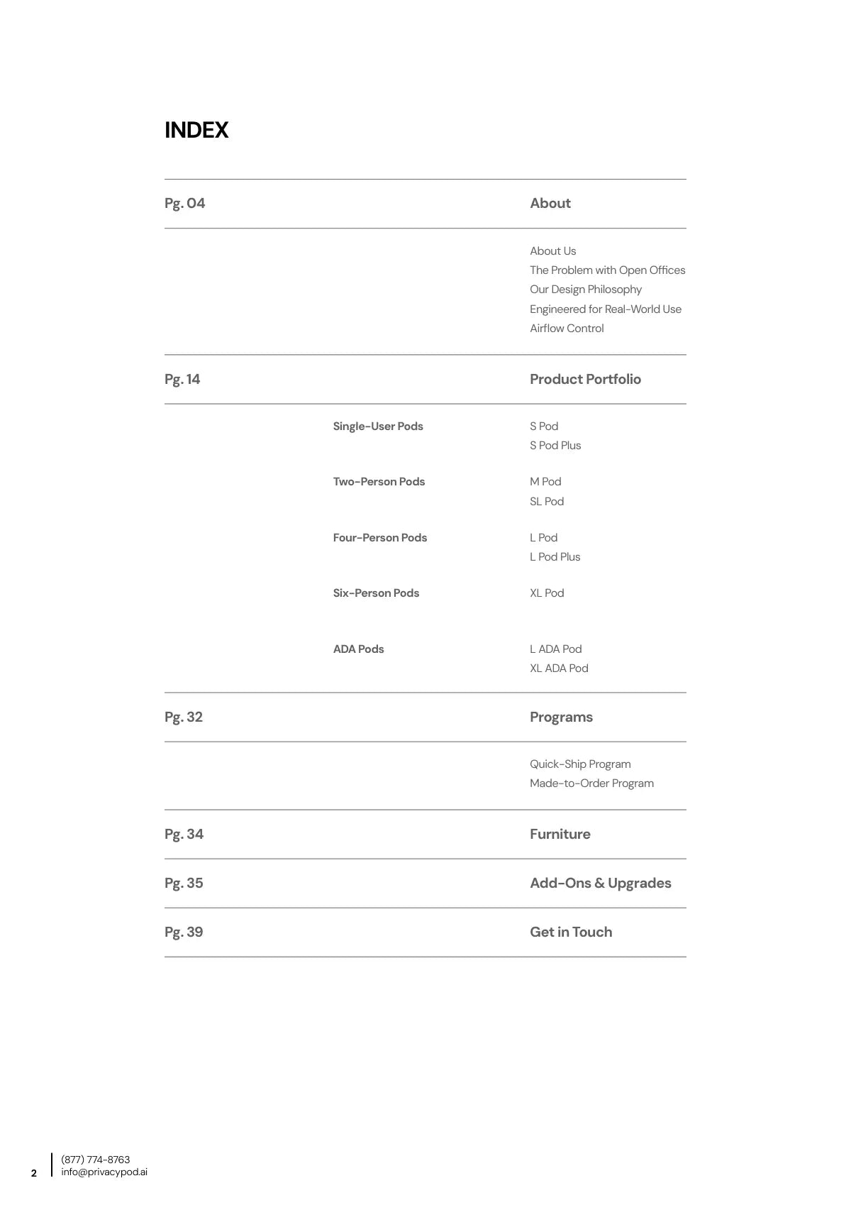 Product guide page 2