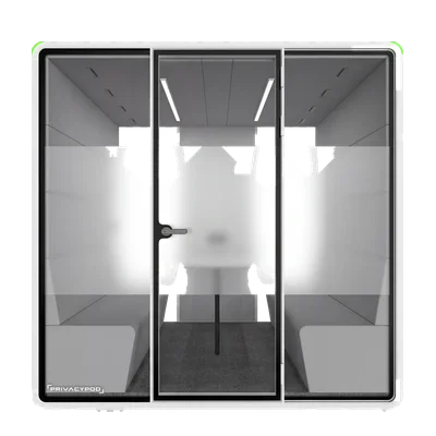 Partial length frosted film